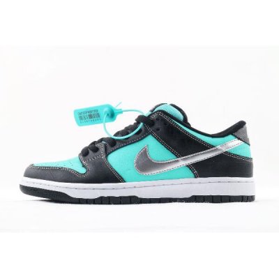 Nike Sb Dunk Low Siyah / Turkuaz Kaykay Ayakkabı Türkiye - S15XW995